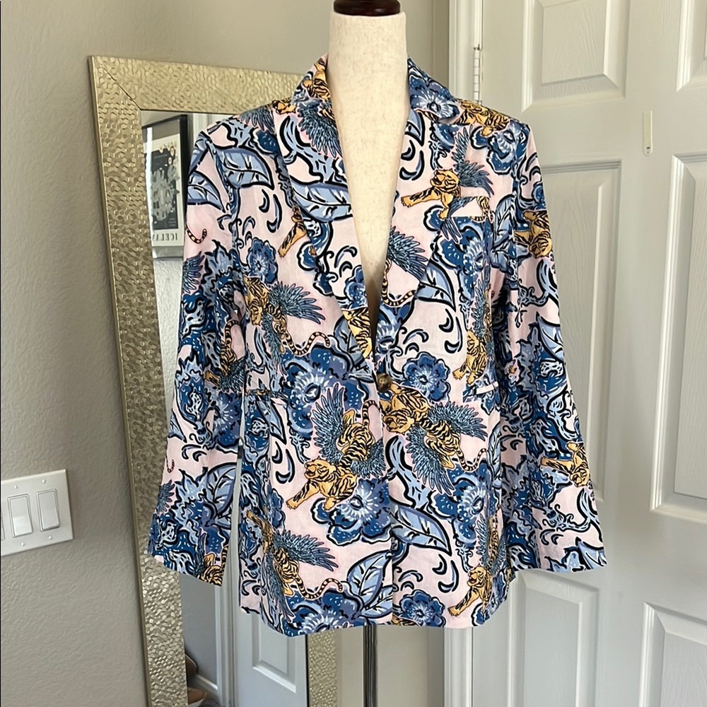 Las Sureñas Floral Print Women's Blazer - Size L
